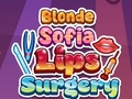 Cluiche Blonde Sofia: Lips Surgery