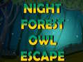 Cluiche Night Forest Owl Escape