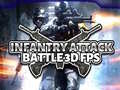 Cluiche Infantry Attack Battle 3D FPS
