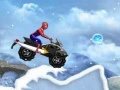 Cluiche Spiderman Snow Scooter