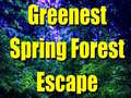 Cluiche Greenest Spring Forest Escape 