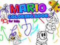 Cluiche Mario Coloring Book for kids