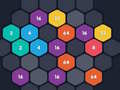 Cluiche Hexa 2048 Puzzle Block Merge