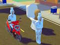 Cluiche Skibidi Toilet Moto Bike Racing