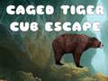 Cluiche Caged Tiger Cub Escape