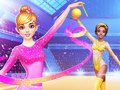 Cluiche Gymnastics Girls Dress Up Game