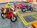 Cluiche Heavy Bikes City Parking Game 3D