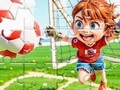 Cluiche Jigsaw Puzzle: Football Keeper