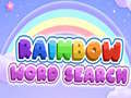 Cluiche Rainbow Word Search