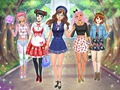 Cluiche High School Anime Dress Up