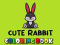 Cluiche Cute Rabbit Coloring Book 