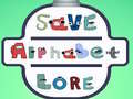 Cluiche Save the Alphabet lore