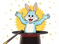 Cluiche Coloring Book: Magic Rabbit