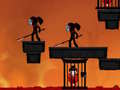 Cluiche Ninja Stickman Warrior HTML5