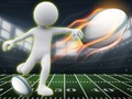 Cluiche Stickman Rugby Run And Kick