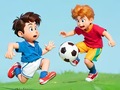 Cluiche Coloring Book: Kick Ball