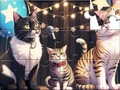 Cluiche Jigsaw Puzzle: Singing Cat