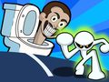 Cluiche Stickman vs Skibidi Toilet