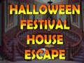Cluiche Halloween Festival House Escape