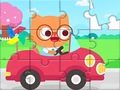 Cluiche Jigsaw Puzzle: Driving Car