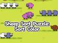 Cluiche Sheep Sort Puzzle: Sort Color