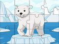 Cluiche Jigsaw Puzzle: Polar Bear