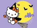 Cluiche Coloring Book: Kitty Halloween