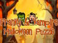Cluiche Franky & Vampire Halloween Puzzle