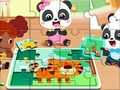 Cluiche Jigsaw Puzzle: Baby Panda Play Jigsaw