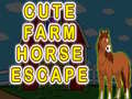Cluiche Cute Farm Horse Escape
