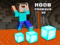 Cluiche Noob Parkour 3D