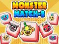 Cluiche Monster Match-3 