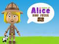 Cluiche World of Alice Dino Fossil