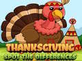 Cluiche Thanksgiving Spot the Difference