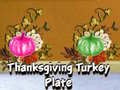 Cluiche Thanksgiving Turkey Plate