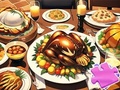 Cluiche Jigsaw Puzzle: Thanksgiving Dinner