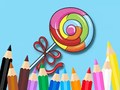 Cluiche Coloring Book: Lollipop