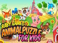 Cluiche Baby Games Animal Puzzle for Kids