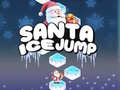 Cluiche Santa Ice Jump
