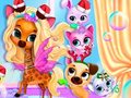 Cluiche Pets Grooming Bubble Party 