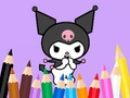 Cluiche Coloring Book: Kuromi Carries Bag