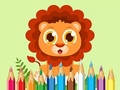 Cluiche Coloring Book: Baby Lion