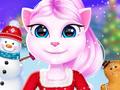 Cluiche Cat Girl Christmas Decor Game
