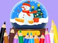 Cluiche Coloring Book: Christmas Crystal Ball