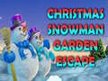 Cluiche Christmas Snowman Garden Escape