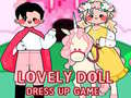 Cluiche Lovely Doll Dress Up Game 
