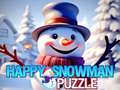 Cluiche Happy Snowman Puzzle