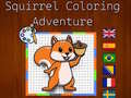 Cluiche Squirrel Coloring Adventure