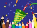 Cluiche Coloring Book: Happy New Year