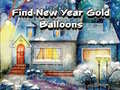 Cluiche Find New Year Gold Balloons